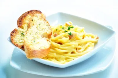 white bread and pasta