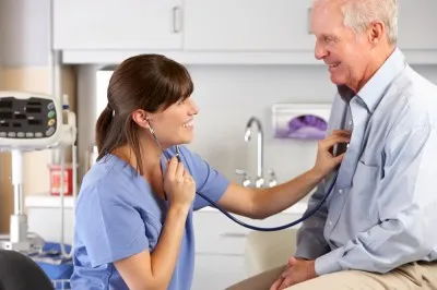 chest exam doctor