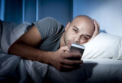 Phone Texting Sleep