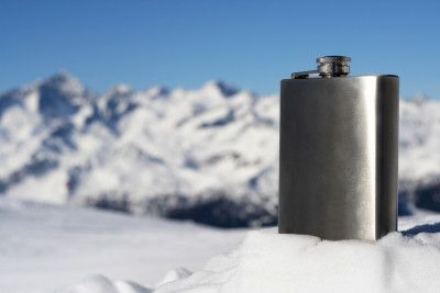 flask alcohol winter