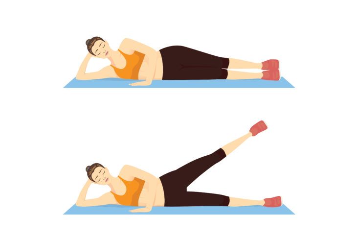 Side-Lying Leg Raise exercise